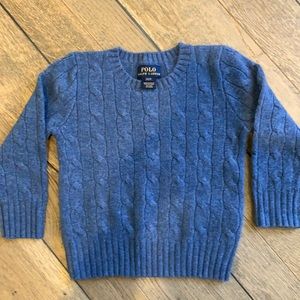 Polo Ralph Lauren cable-knit cashmere sweater size 2